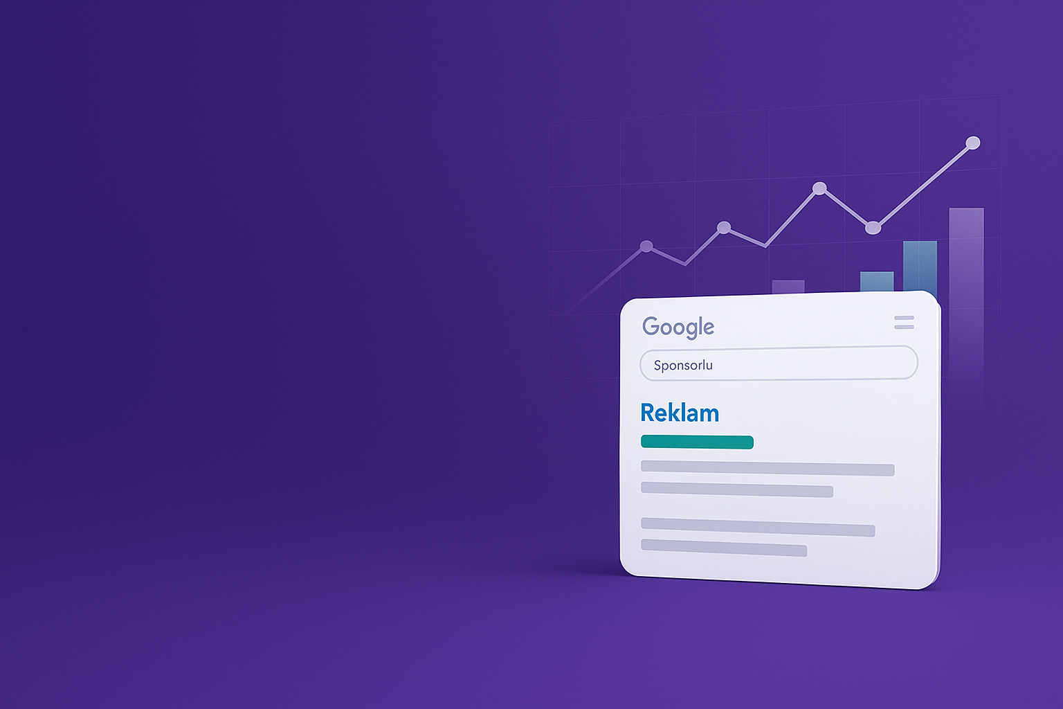 MHB ajans Web sitesindeki. Google reklamlar sayfasının banner resmi.