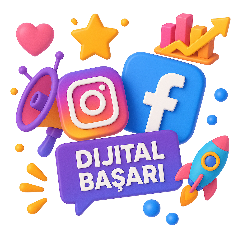 MHB ajans Web sitesindeki. Fecabook ve instagram Reklamları ile ilgili 3D görsel